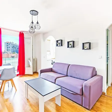 Espace Anahit 2 Piece Meuble Avec Balcon, Proche Tram Magnan Et Plages Bail Mobilite * Nice